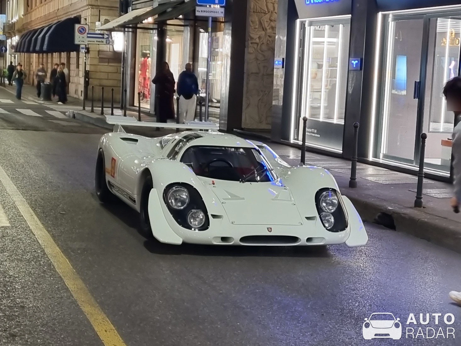 Porsche 917 LH Coupé spotted in Milano