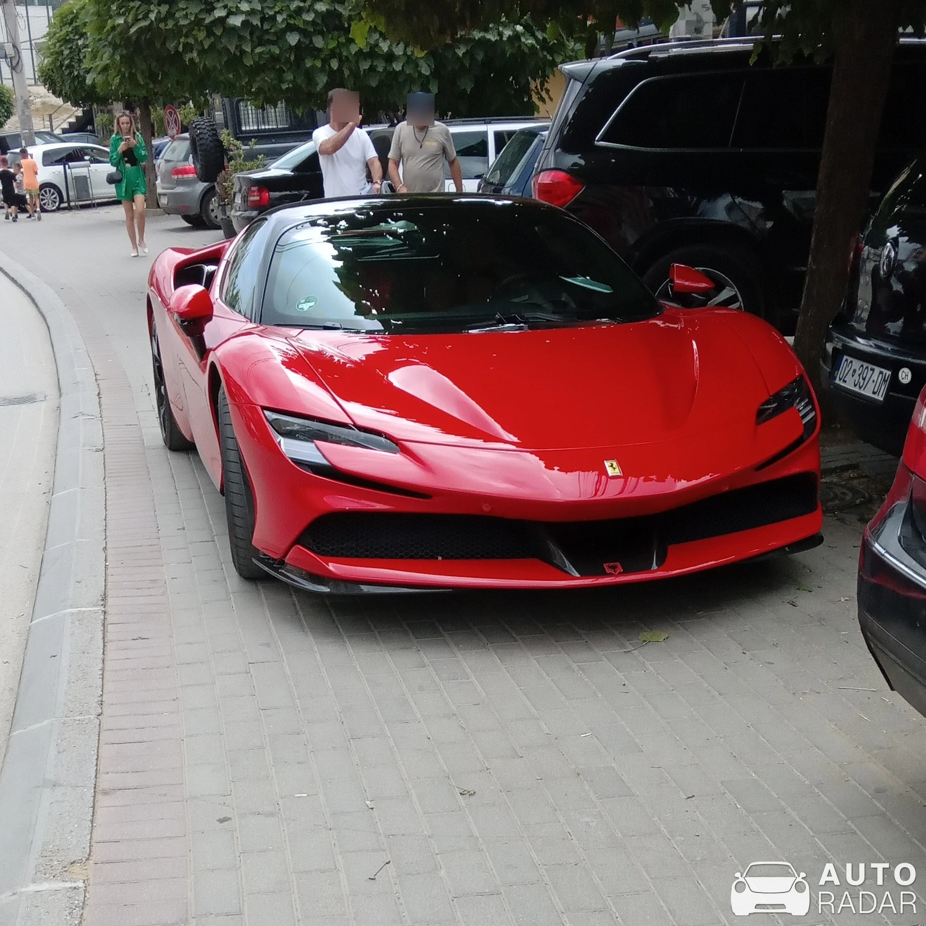 Ferrari SF90 Spider spotted in Skenderaj, 