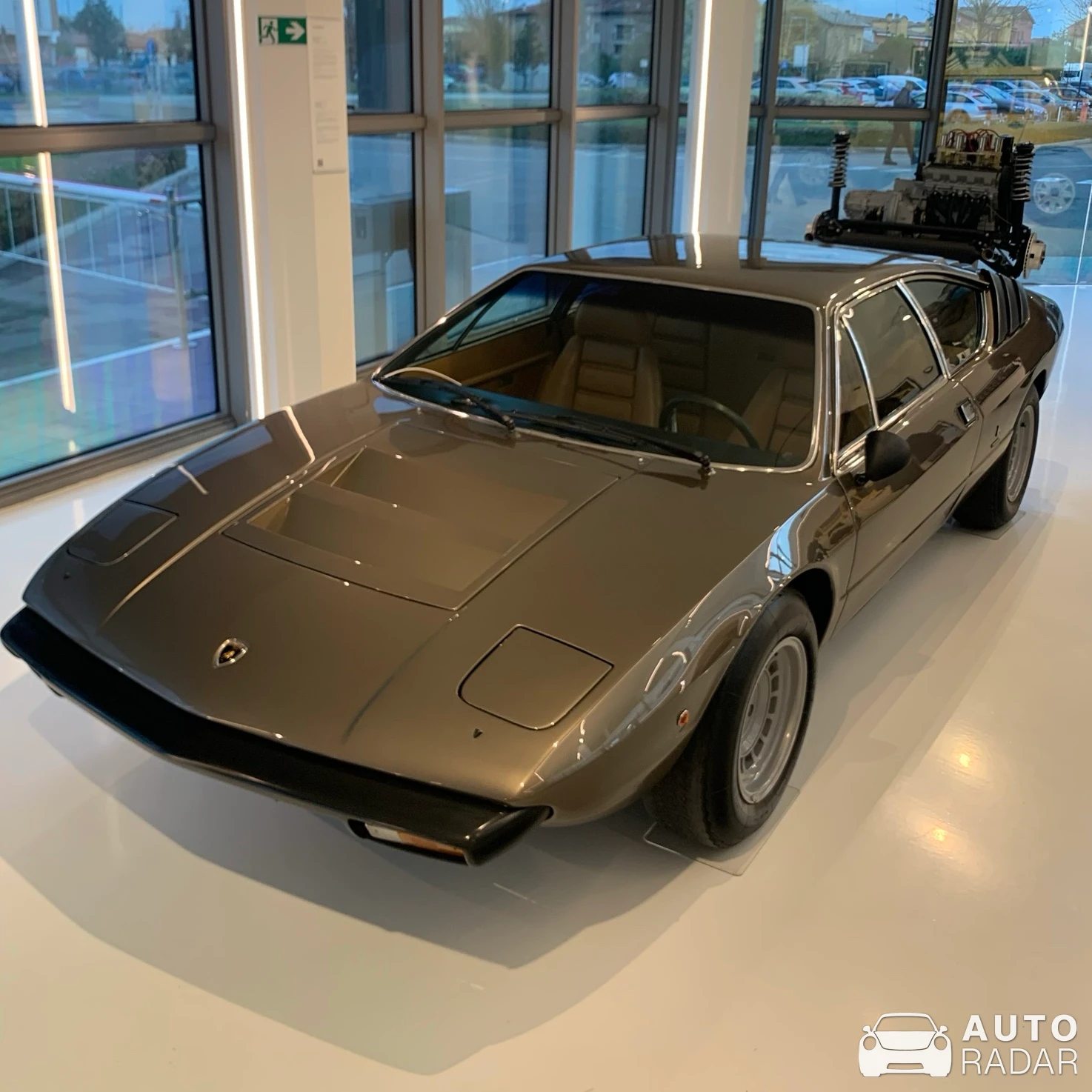 Lamborghini Urraco P250 spotted in Sant'Agata Bolognese