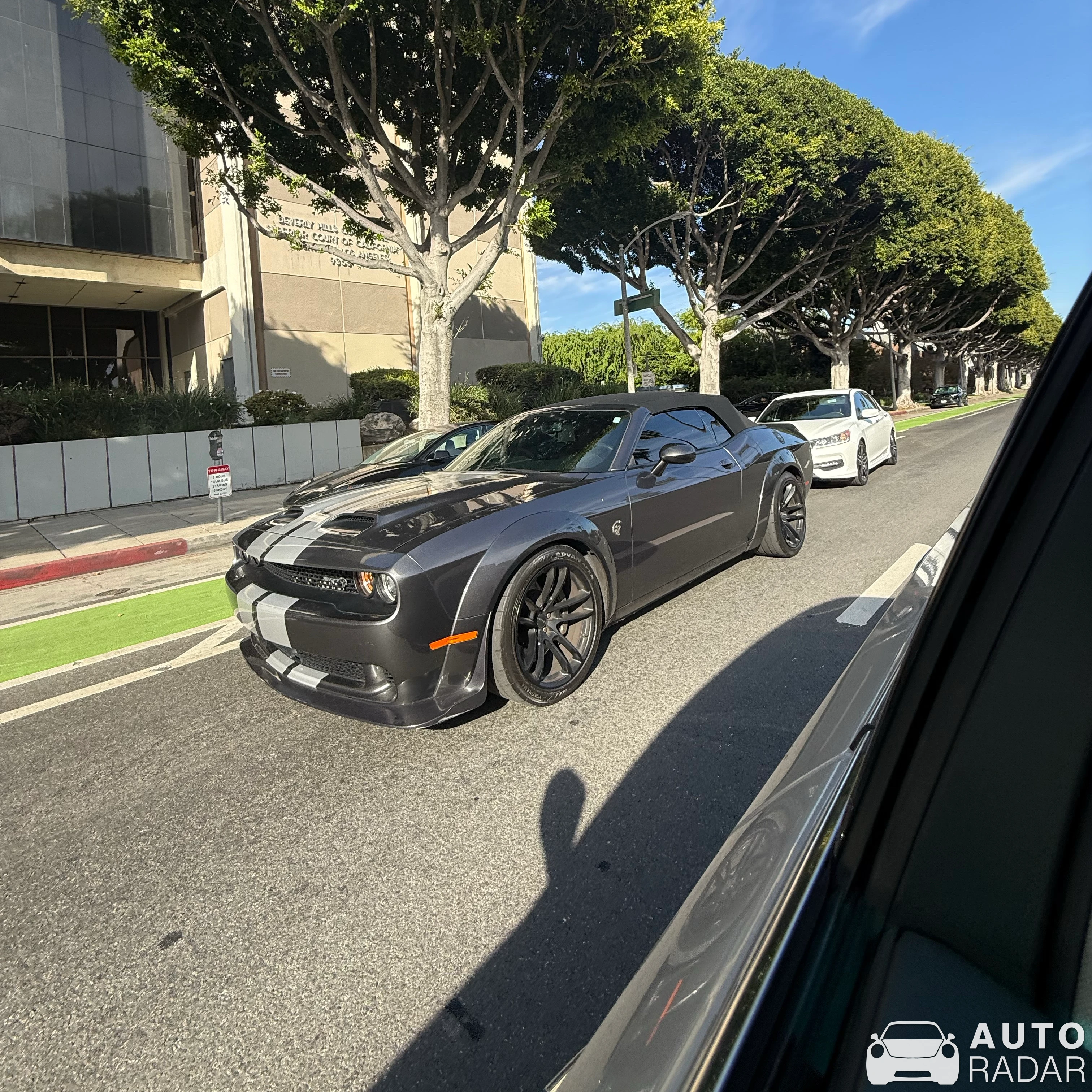 Dodge Challenger SRT Hellcat Widebody Drop Top Customs spotted in Beverly Hills
