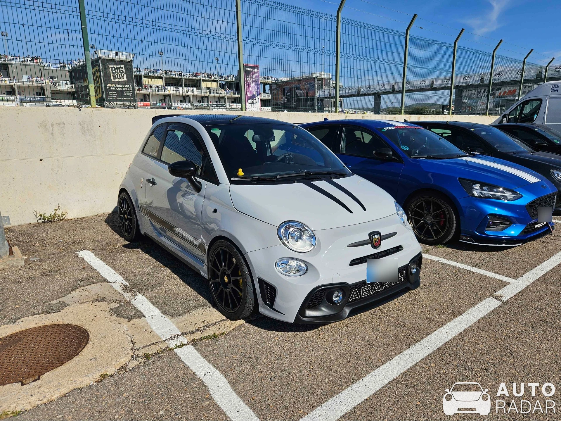 Abarth 595 Competizione spotted in Cheste, Spain