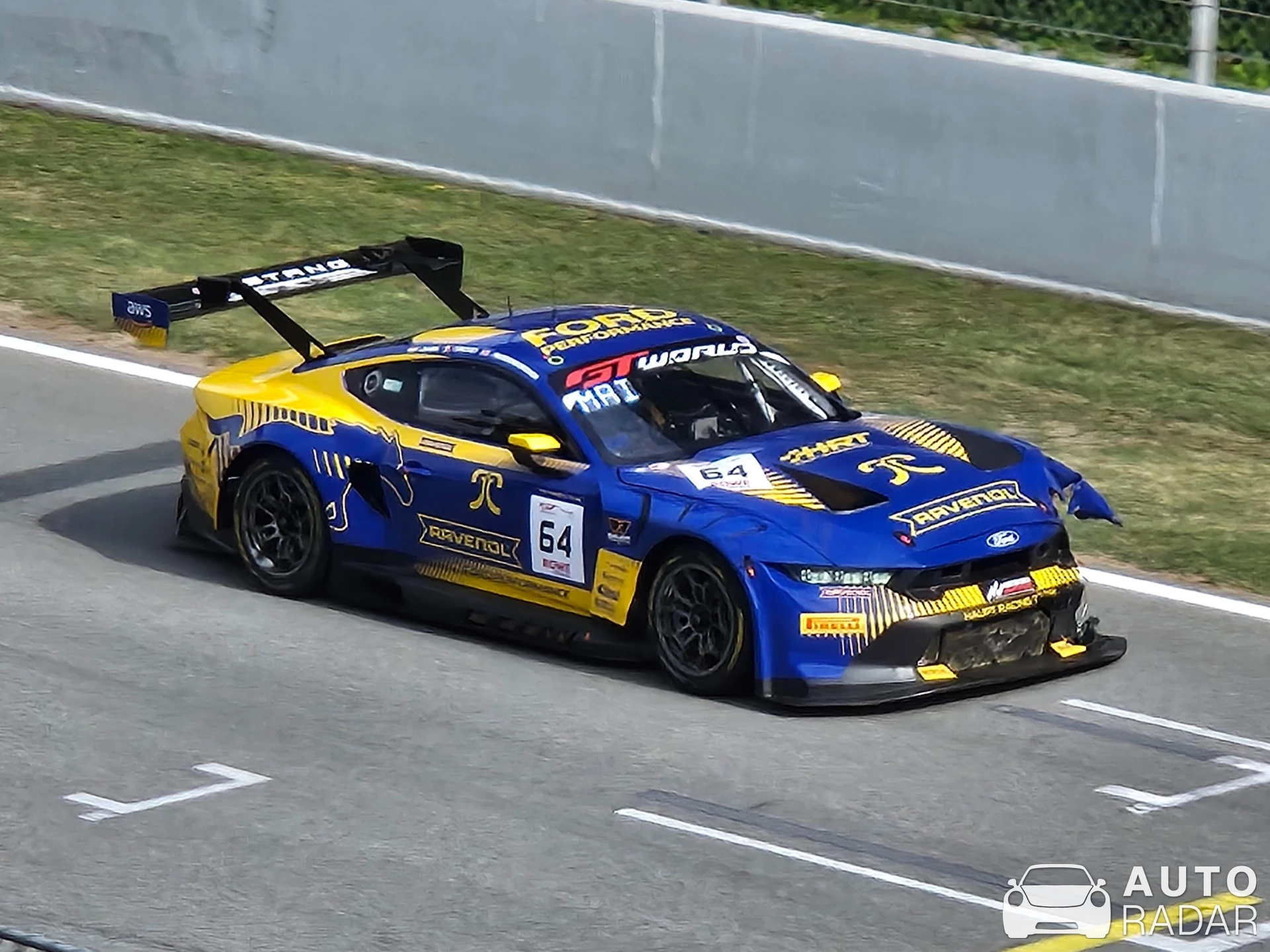 Ford Mustang GT3 spotted in Montmeló