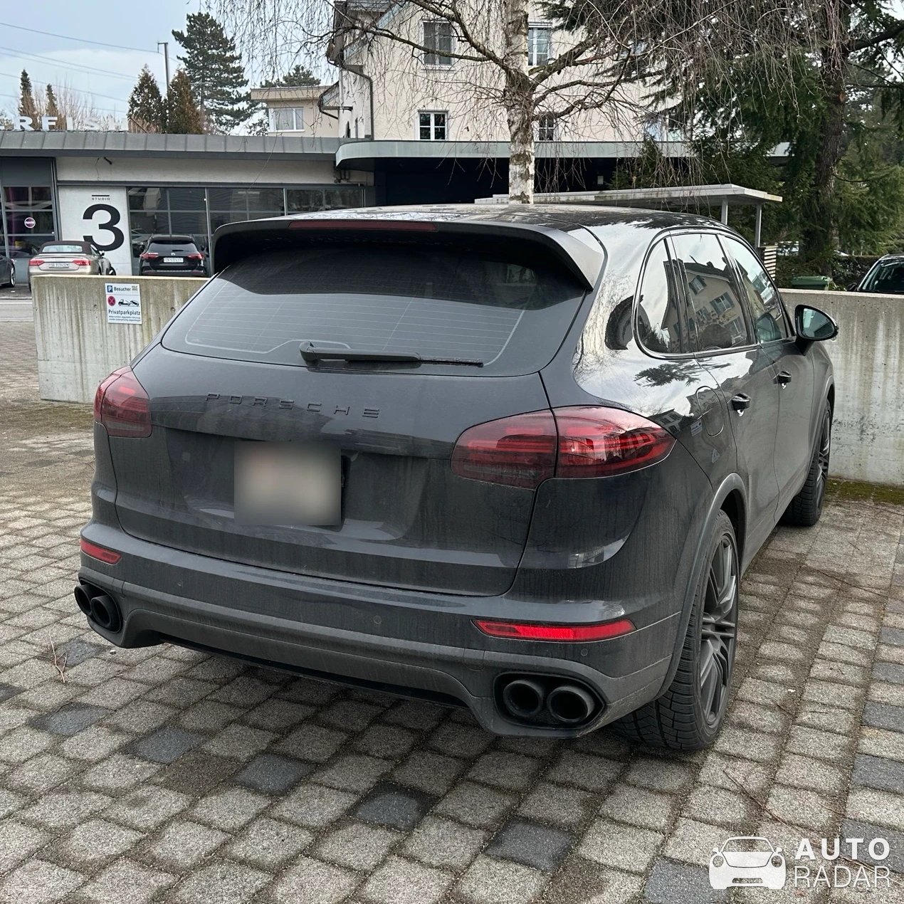 Porsche Cayenne Turbo spotted in Rapperswil-Jona, Schweiz