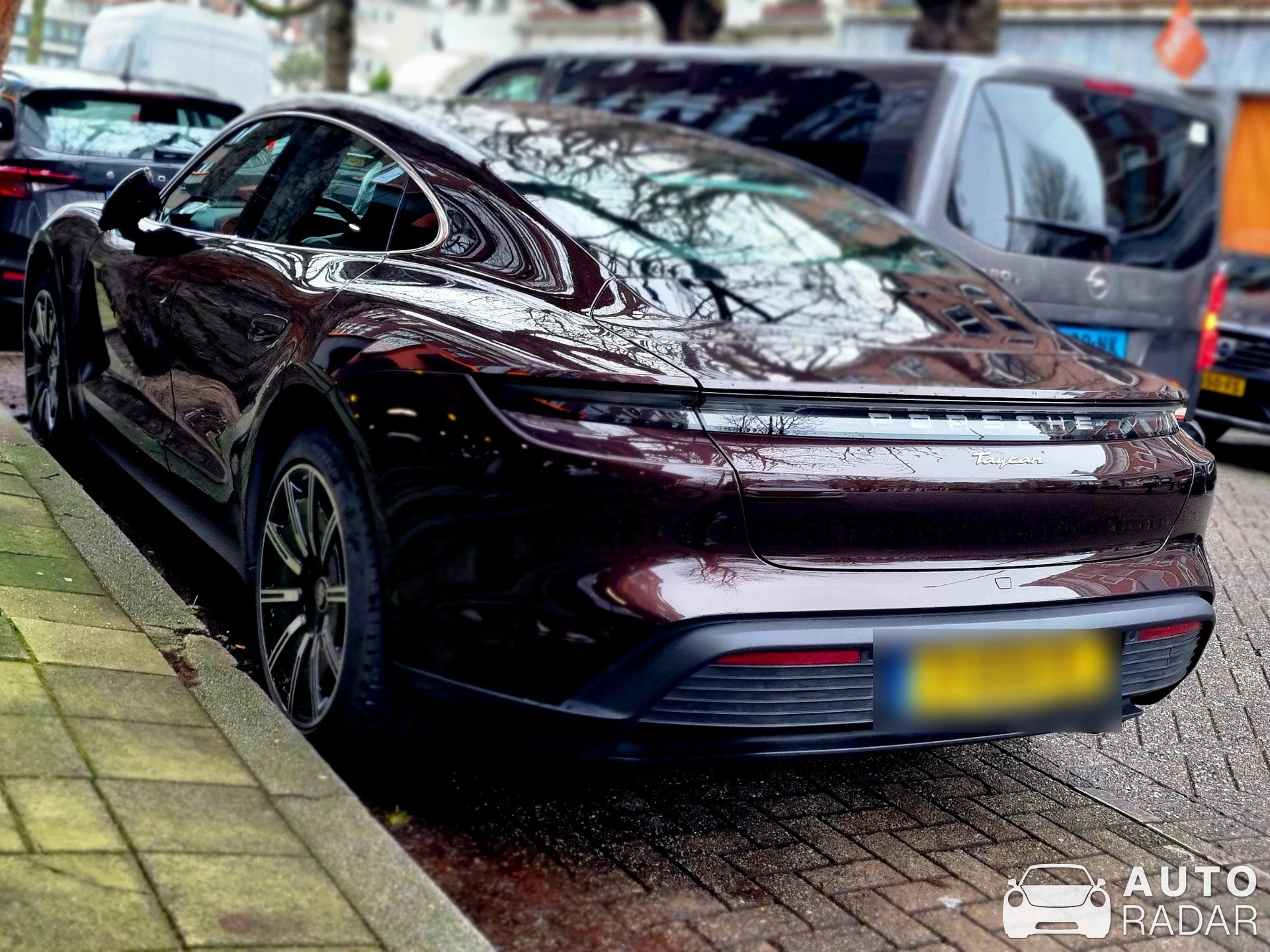 Porsche Taycan spotted in Rotterdam, Netherlands