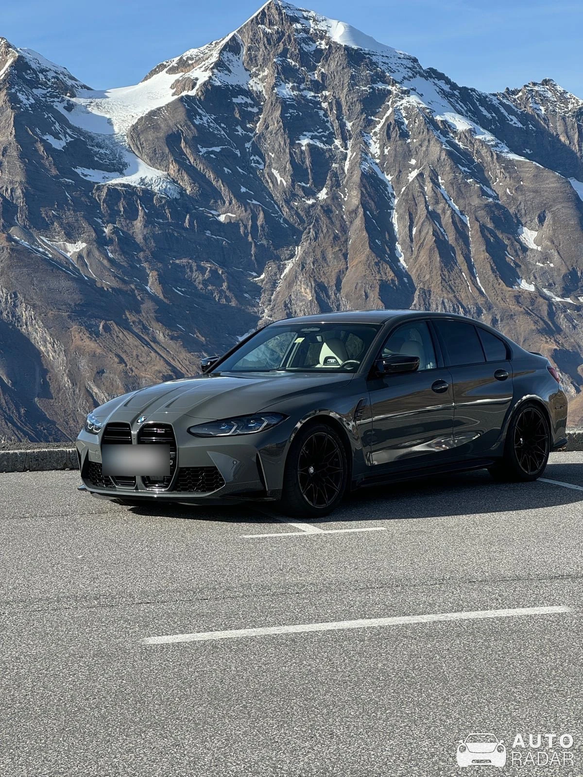 BMW M3 G80 Sedan Competition spotted in Taxenbacher-Fusch, Austria