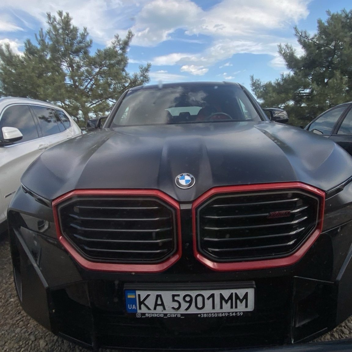 BMW XM G09 Label Red Renegade Design
