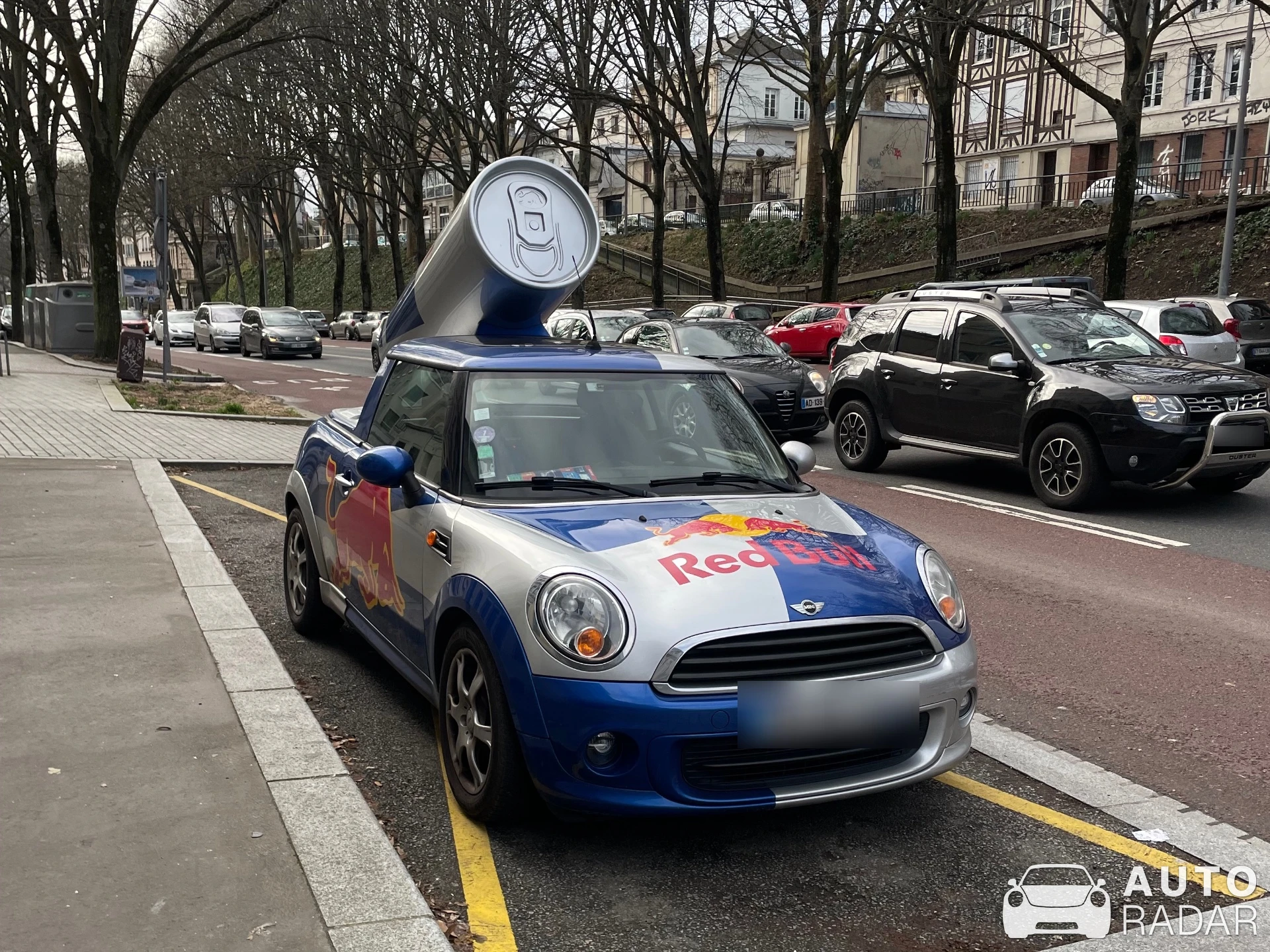 Mini Cooper Red Bull spotted in Rouen, France