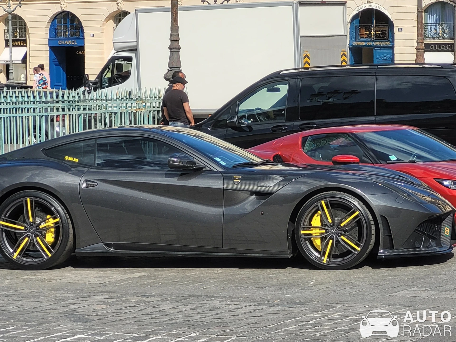 Ferrari F12berlinetta Mansory Stallone spotted in Paris, France
