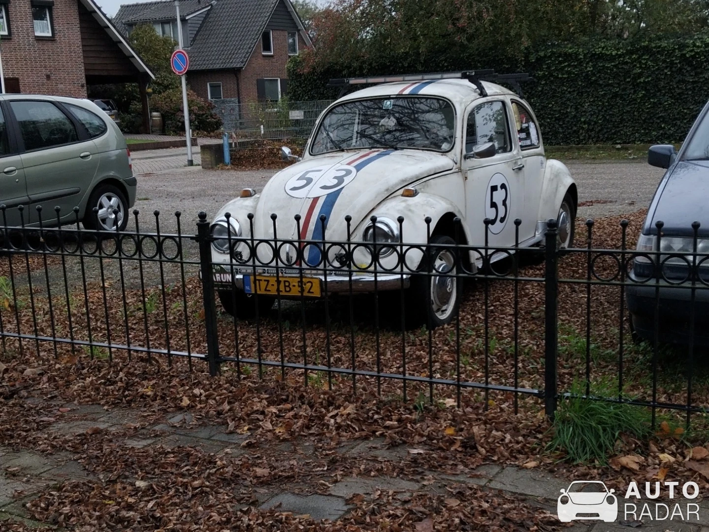 Volkswagen Beetle The Love Bug 1968 spotted in Halle, Netherlands