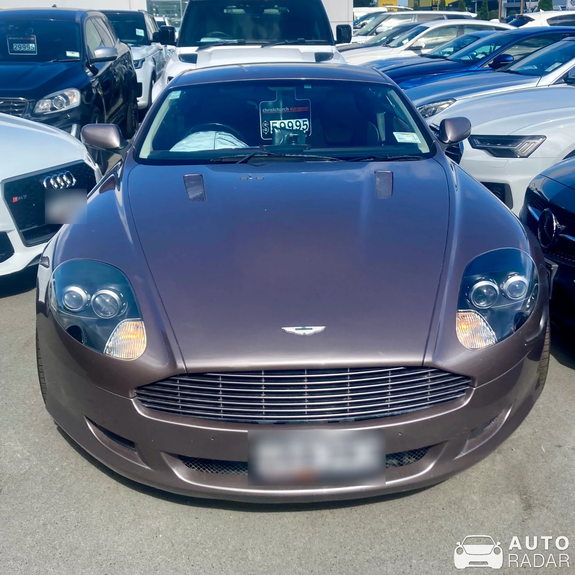 Aston Martin DB9 spotted in Lincoln, New Zealand