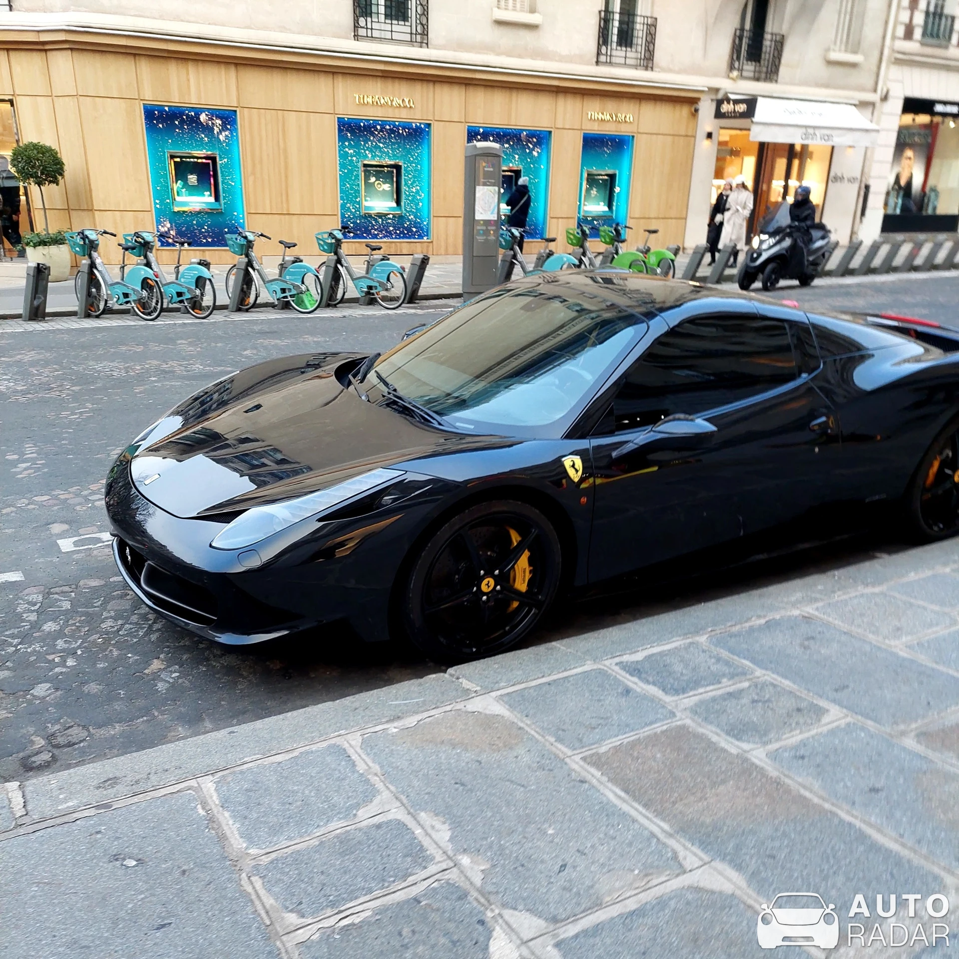 Ferrari 458 Spider spotted in Paris, France