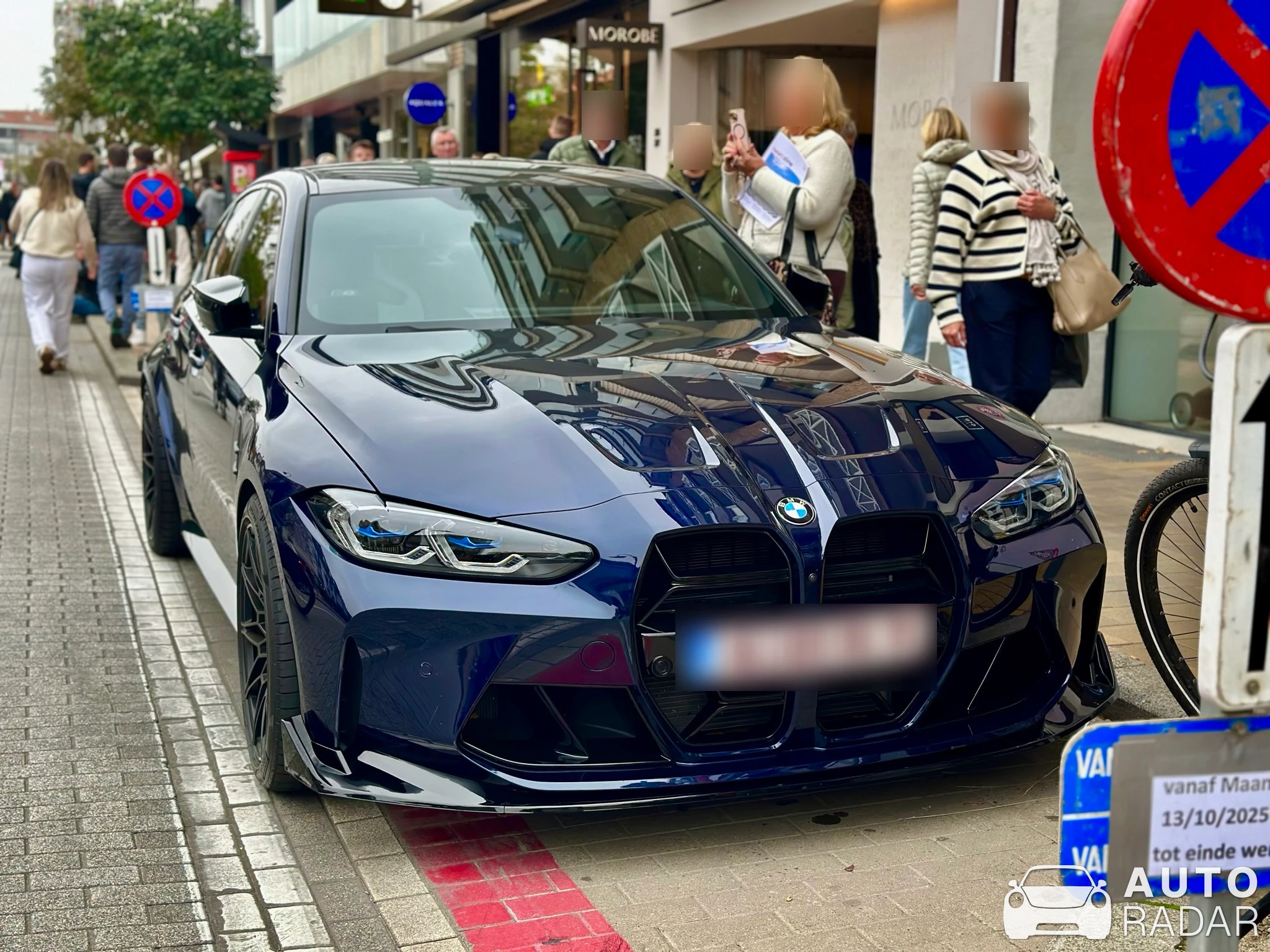 BMW M3 G80 Sedan Competition Vorsteiner spotted in Knokke-Heist