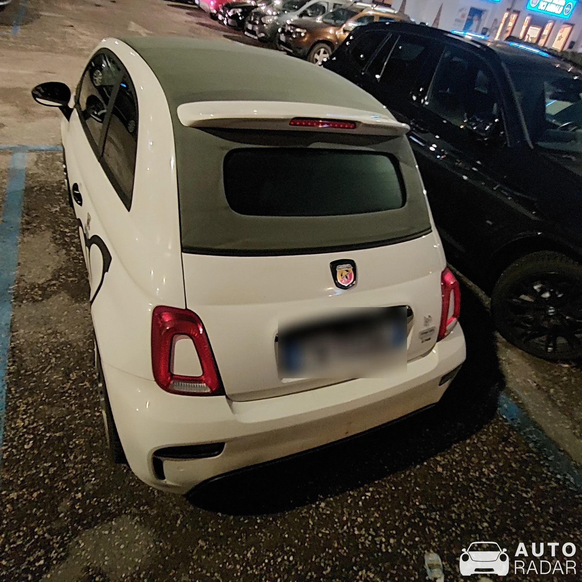 Abarth 595 spotted in Andalo, Italia