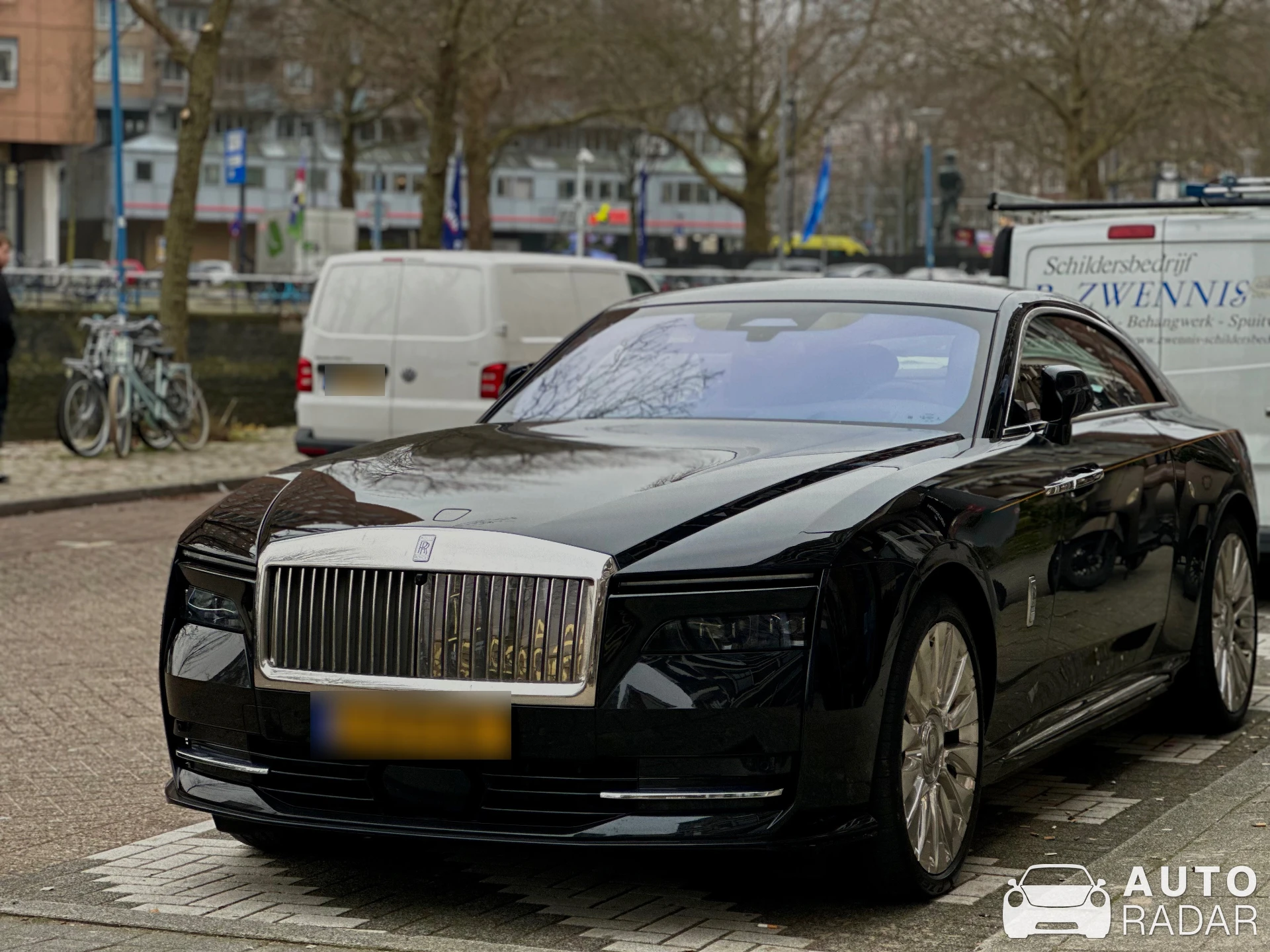 Rolls-Royce Spectre spotted in Rotterdam, Netherlands