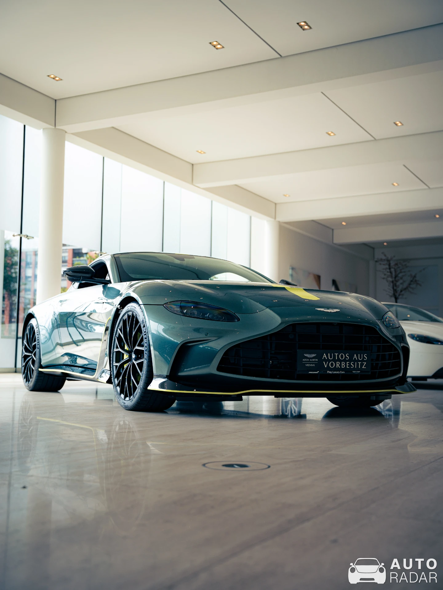Aston Martin V8 Vantage AMR spotted in Vienna