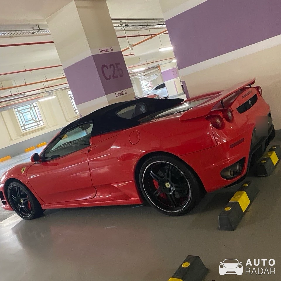Ferrari F430 Spider Novitec Rosso spotted in Singapore