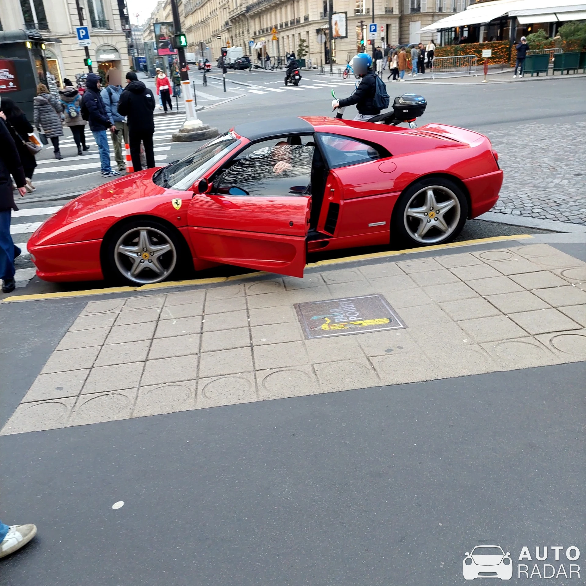 Ferrari F355 Spider spotted in Paris, France