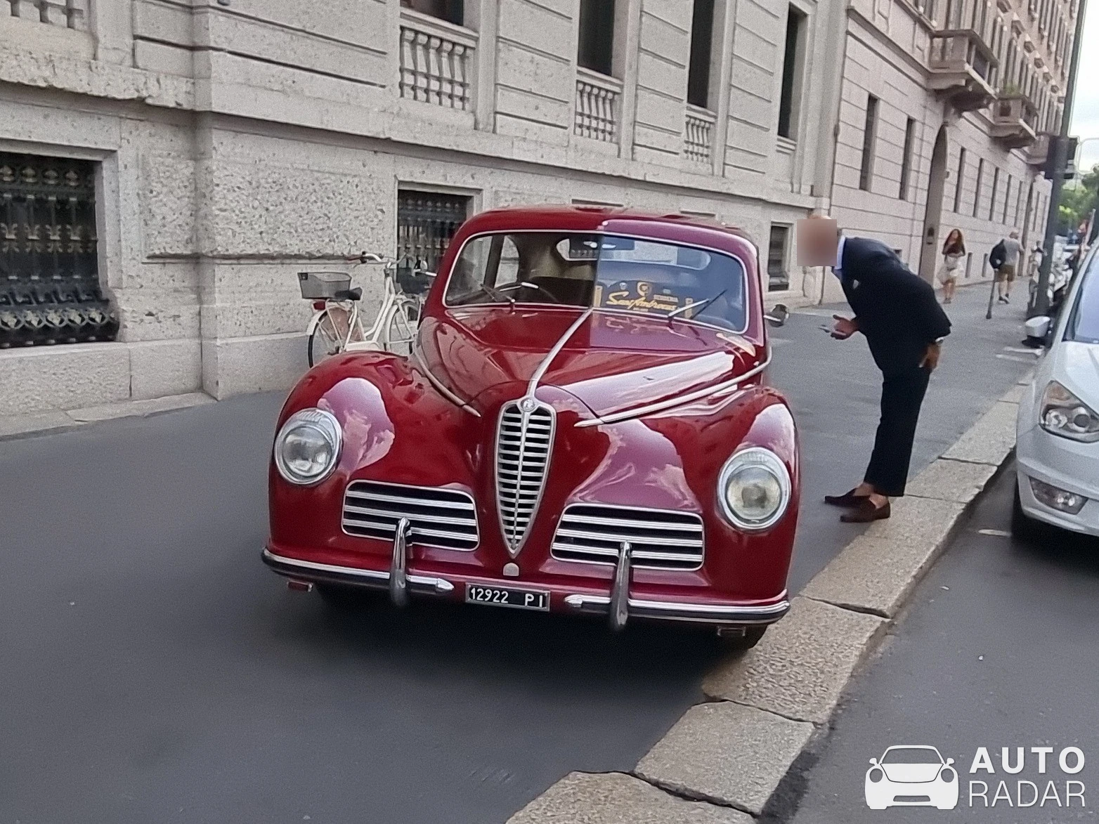 Alfa Romeo 6C 2500 Berlinetta Sport by Touring  spotted in Milano