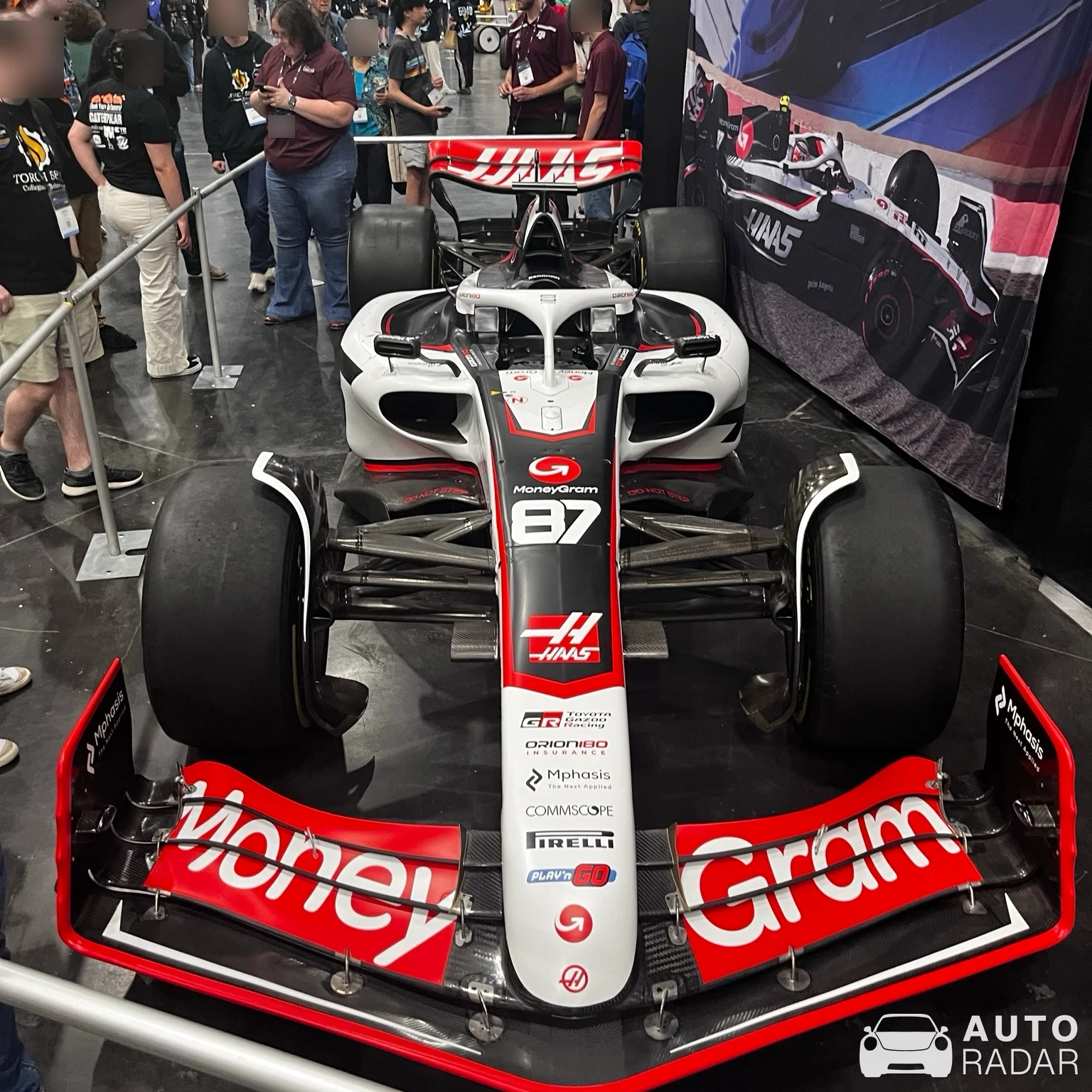 Haas Formula One spotted in Houston