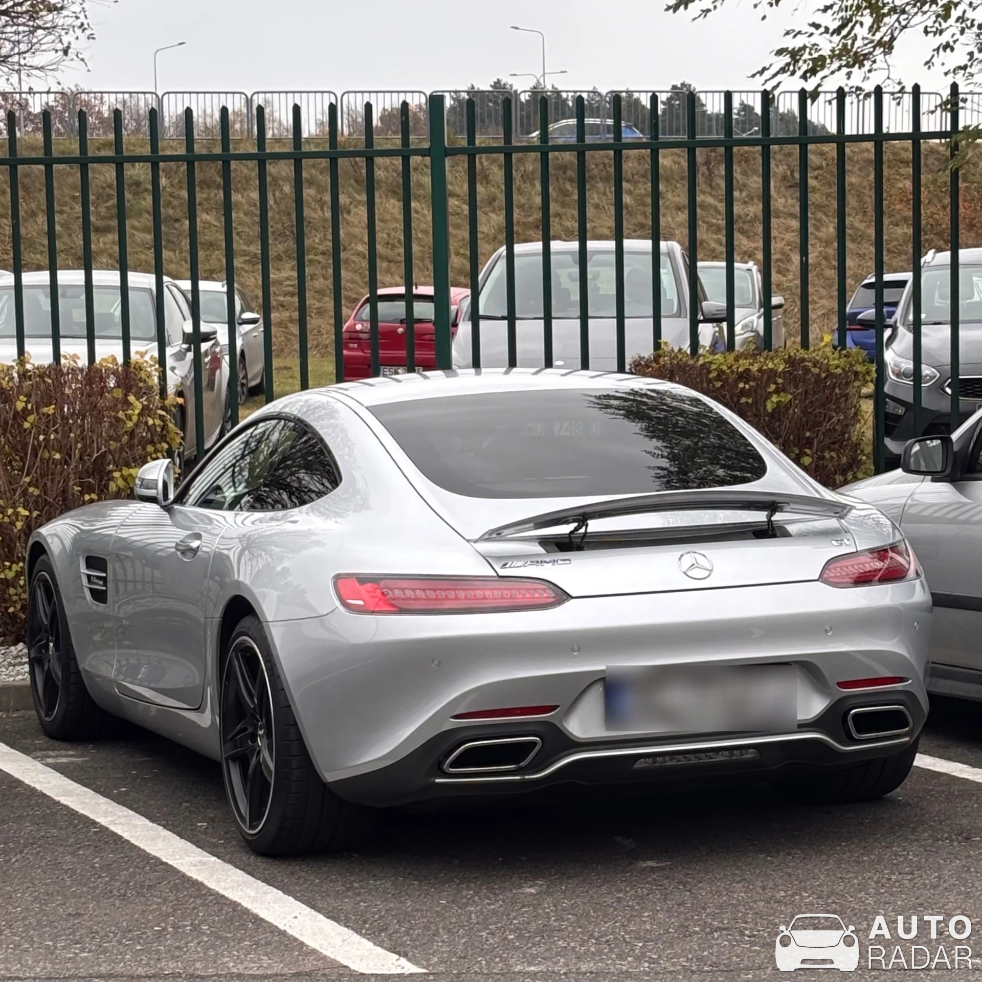Mercedes-AMG GT C190 spotted in Nadarzyn, Poland