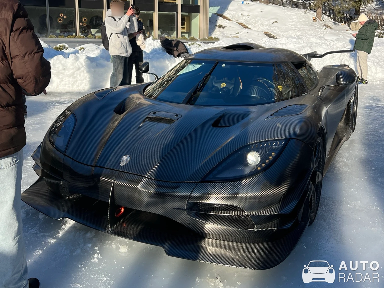 Koenigsegg One:1 spotted in Sankt Moritz