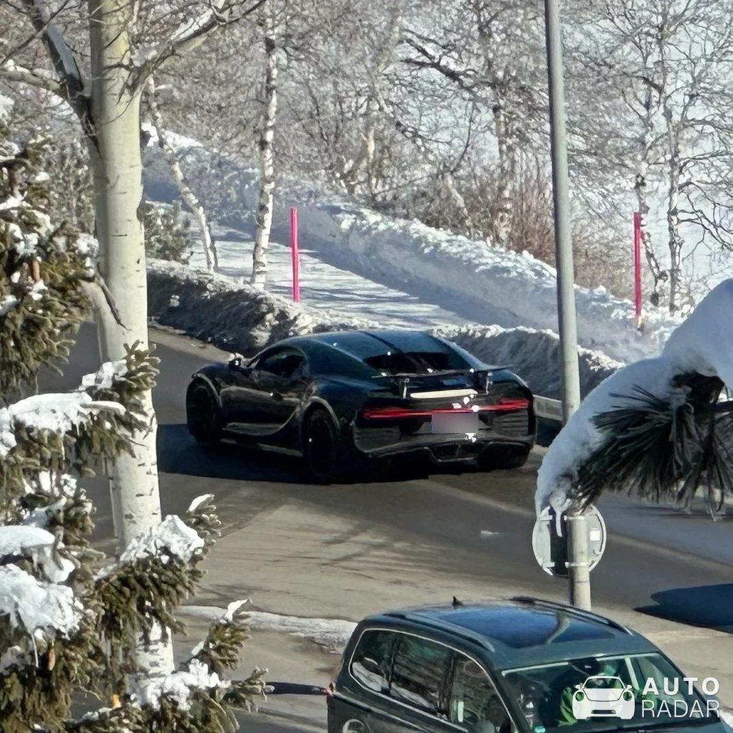Bugatti Chiron spotted in Sankt Moritz, Schweiz