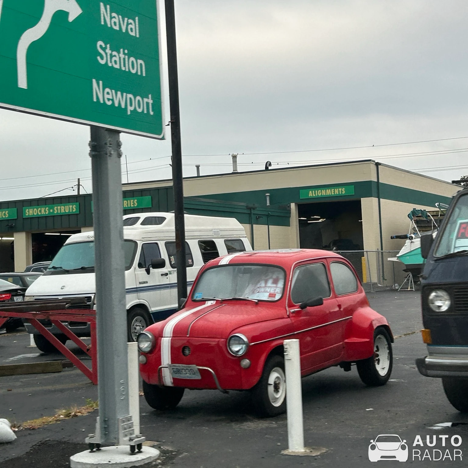 SEAT 600 Abarth spotted in Newport