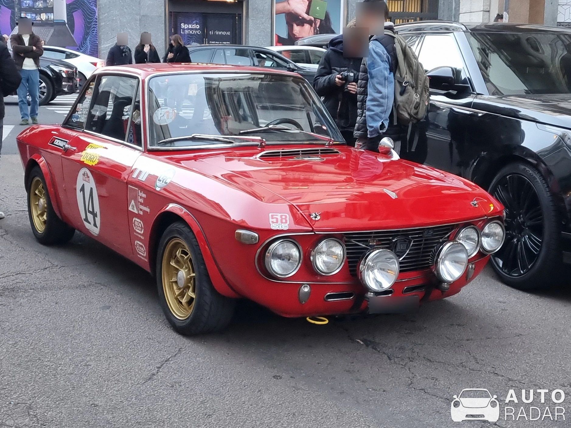 Lancia Fulvia HF spotted in Milano, Italia