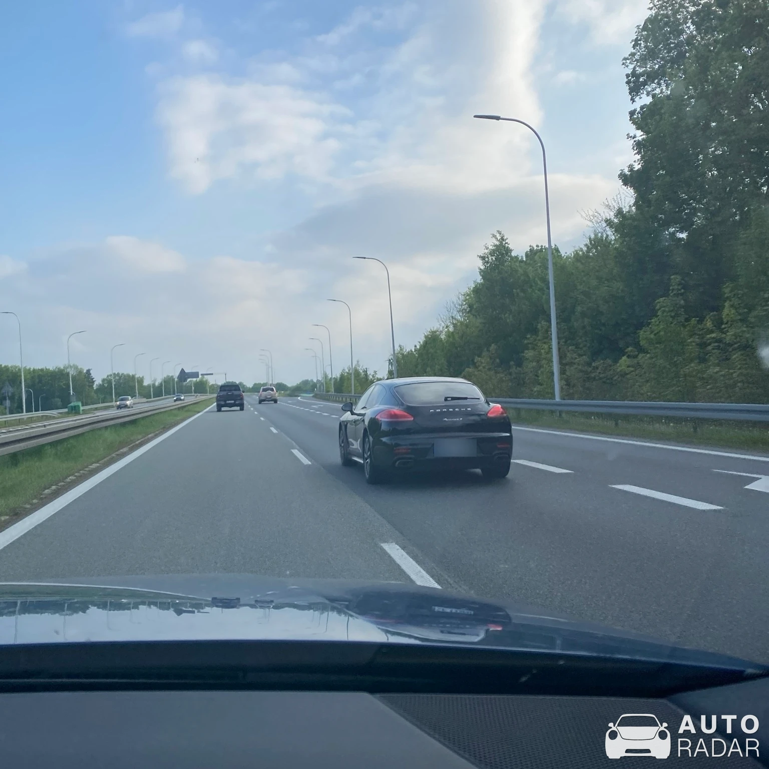 Porsche 970 Panamera 4 spotted in Żory