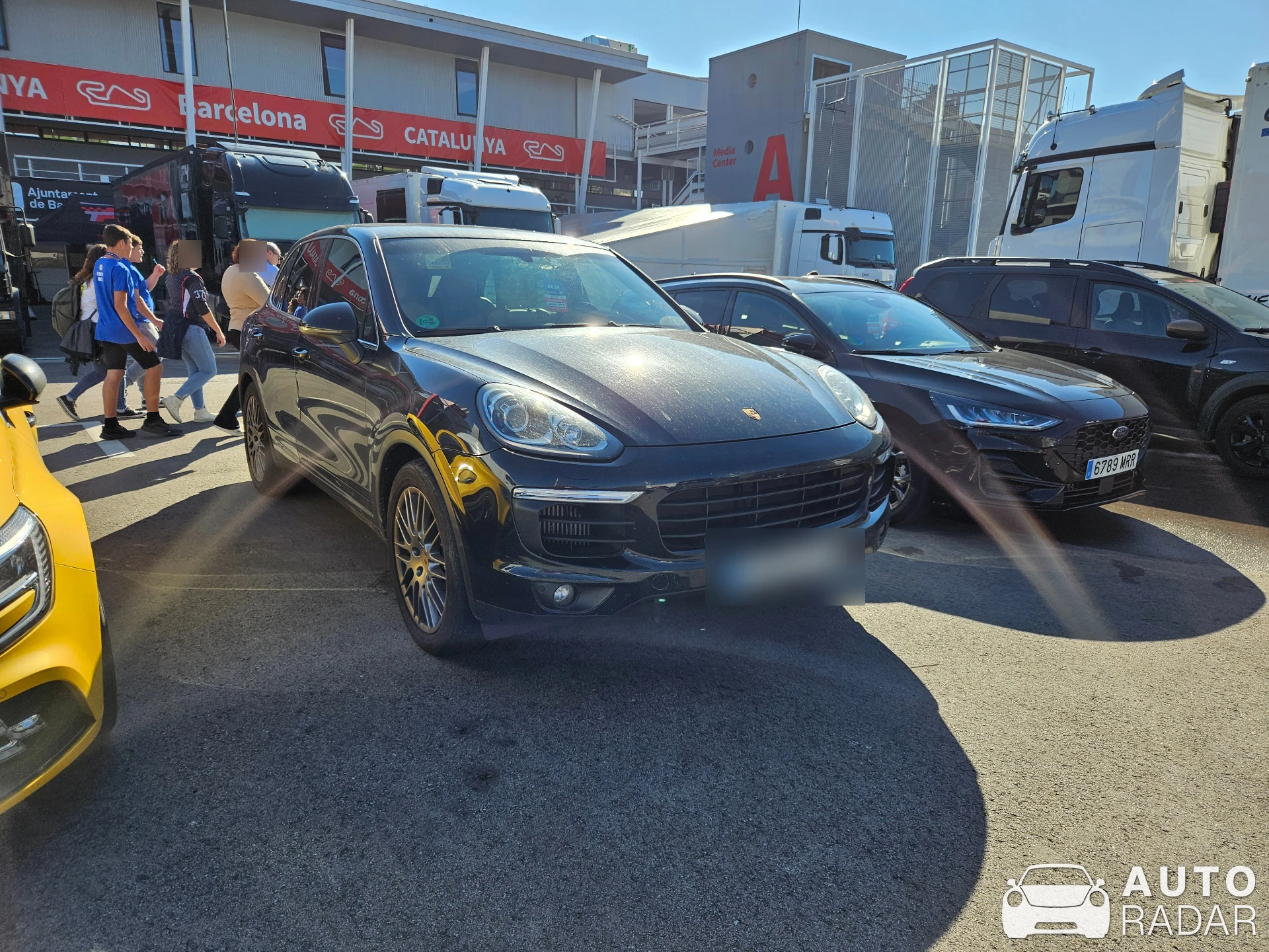Porsche Cayenne Turbo S spotted in Montmeló, España