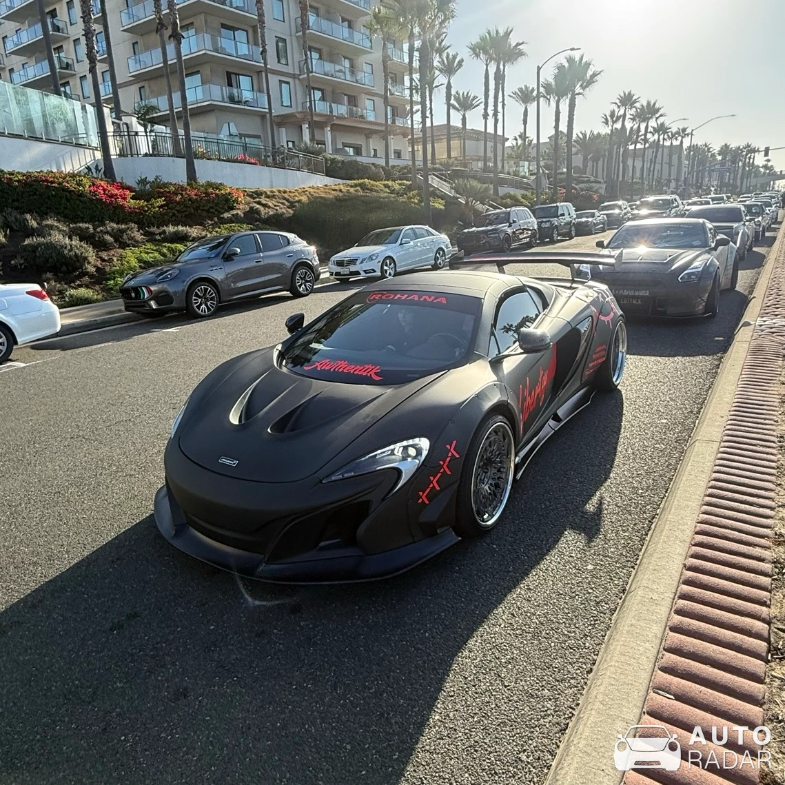 McLaren 650S Spider Liberty Walk spotted in Huntington Beach