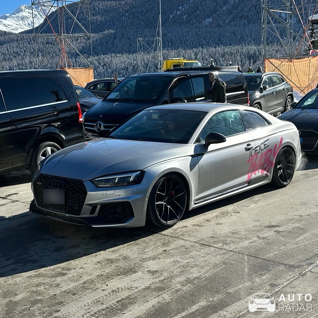 Audi RS5 B9 spotted in Sankt Moritz, Schweiz