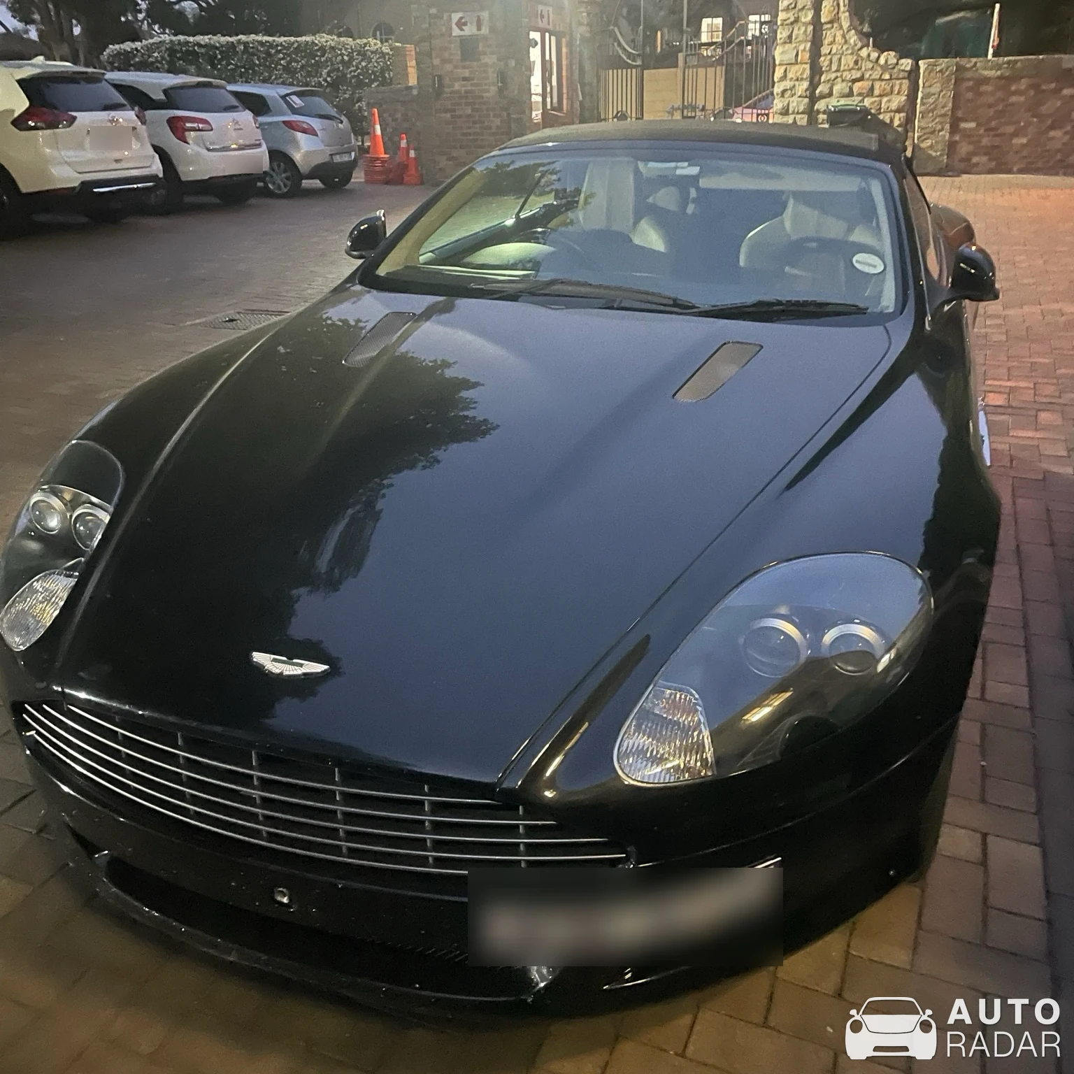 Aston Martin DB9 Volante spotted in Johannesburg