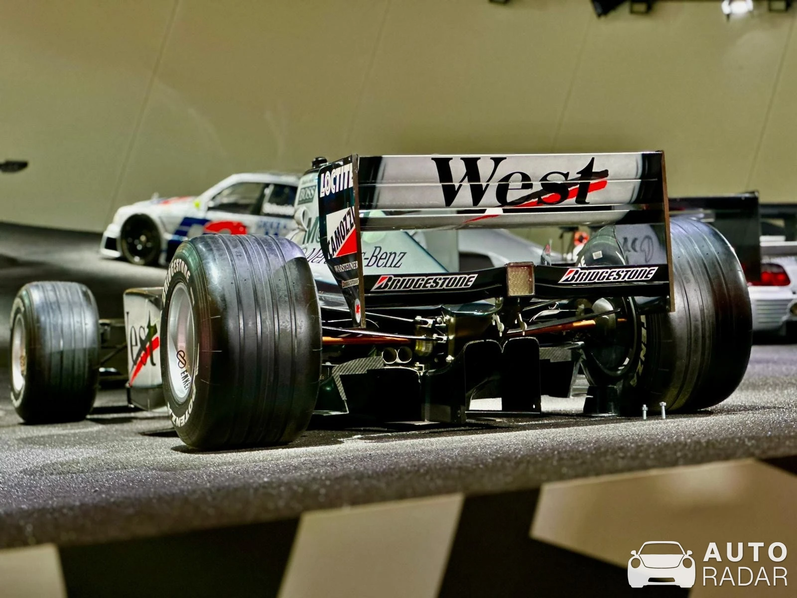 McLaren MP4/14 spotted in Stuttgart