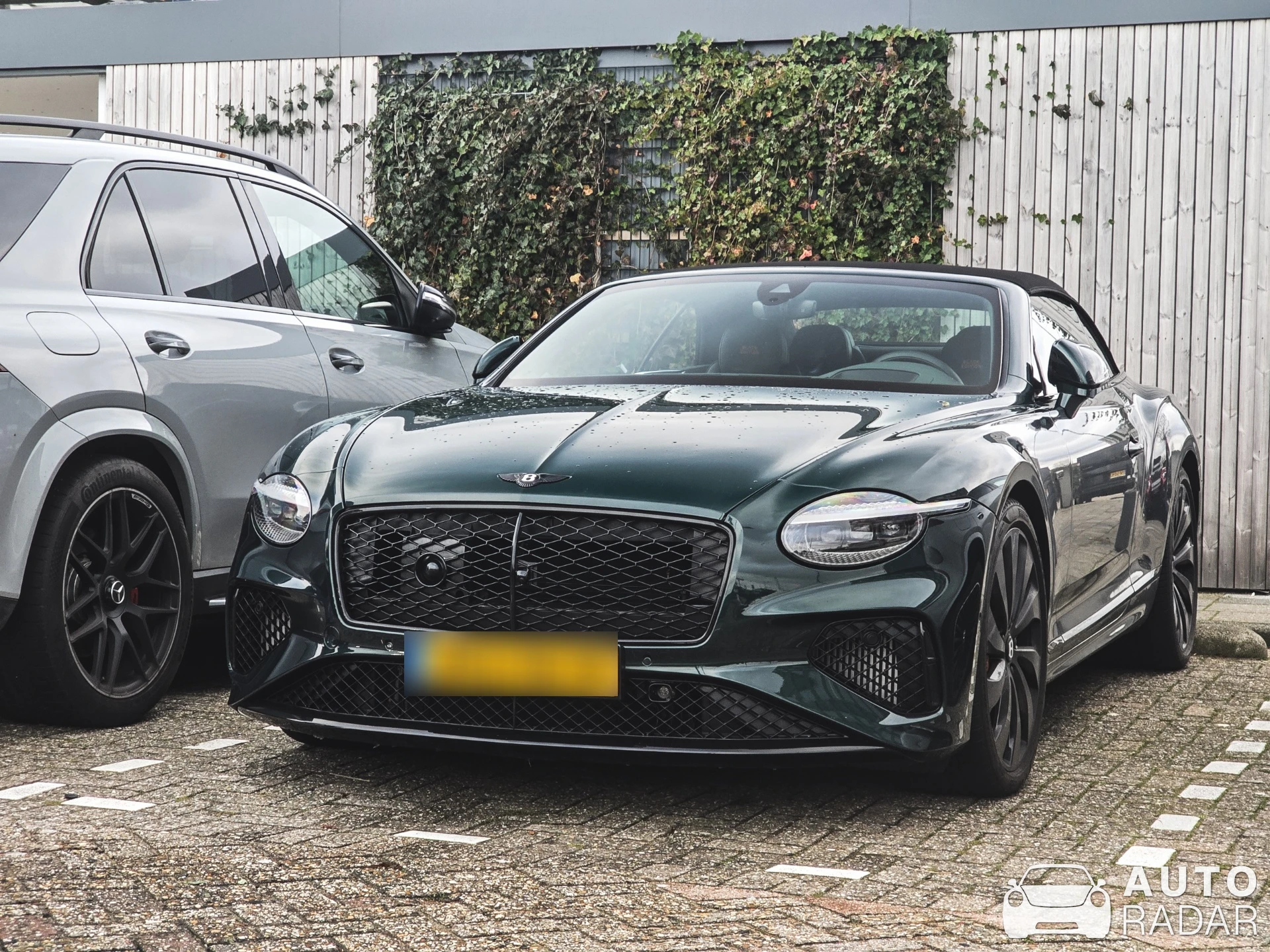 Bentley Continental GTC 2025 Black Edition spotted in Rotterdam, Netherlands
