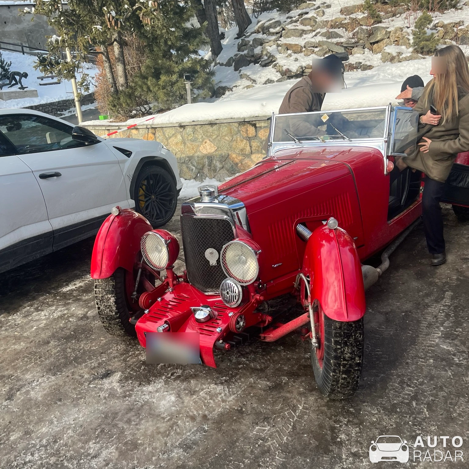 Lagonda M45 spotted in Sankt Moritz