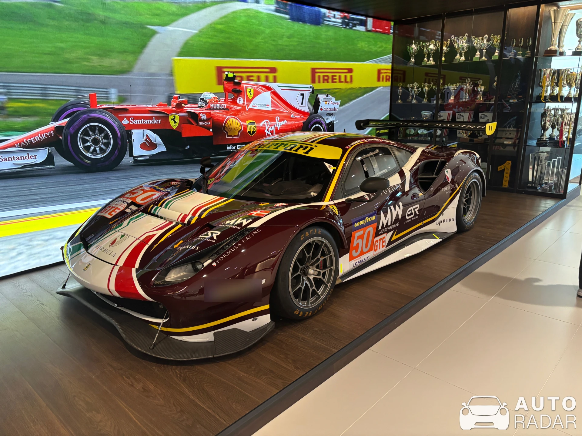 Ferrari 488 GTE Evo spotted in Kongens Lyngby, Danmark