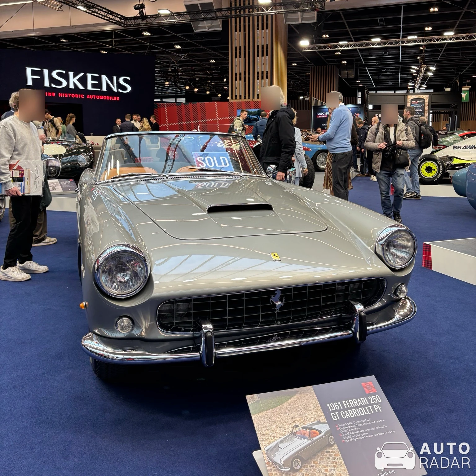 Ferrari 250 GT Cabriolet Pininfarina Series II spotted in Paris