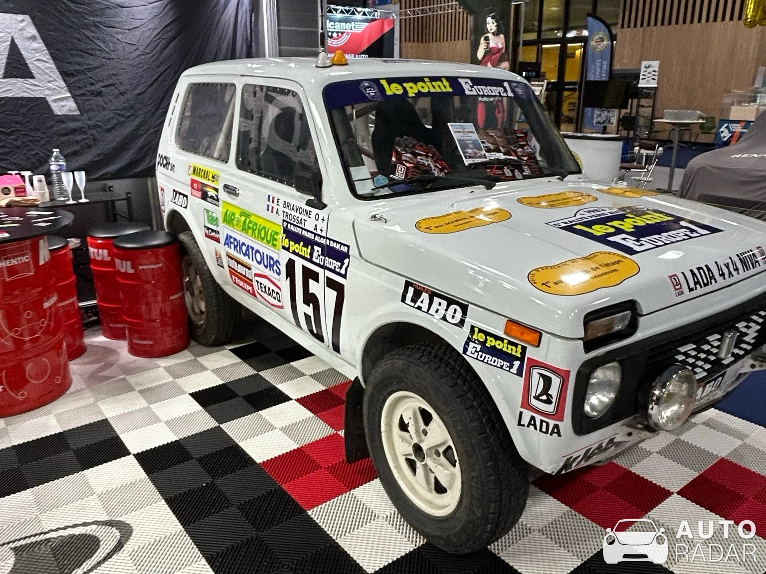 Lada Niva spotted in Paris, France
