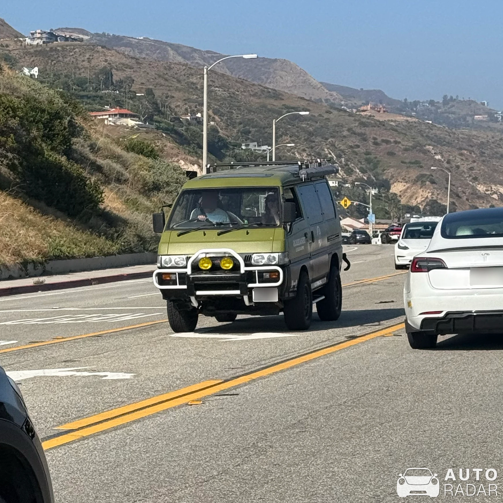 Mitsubishi Delica spotted in Malibu