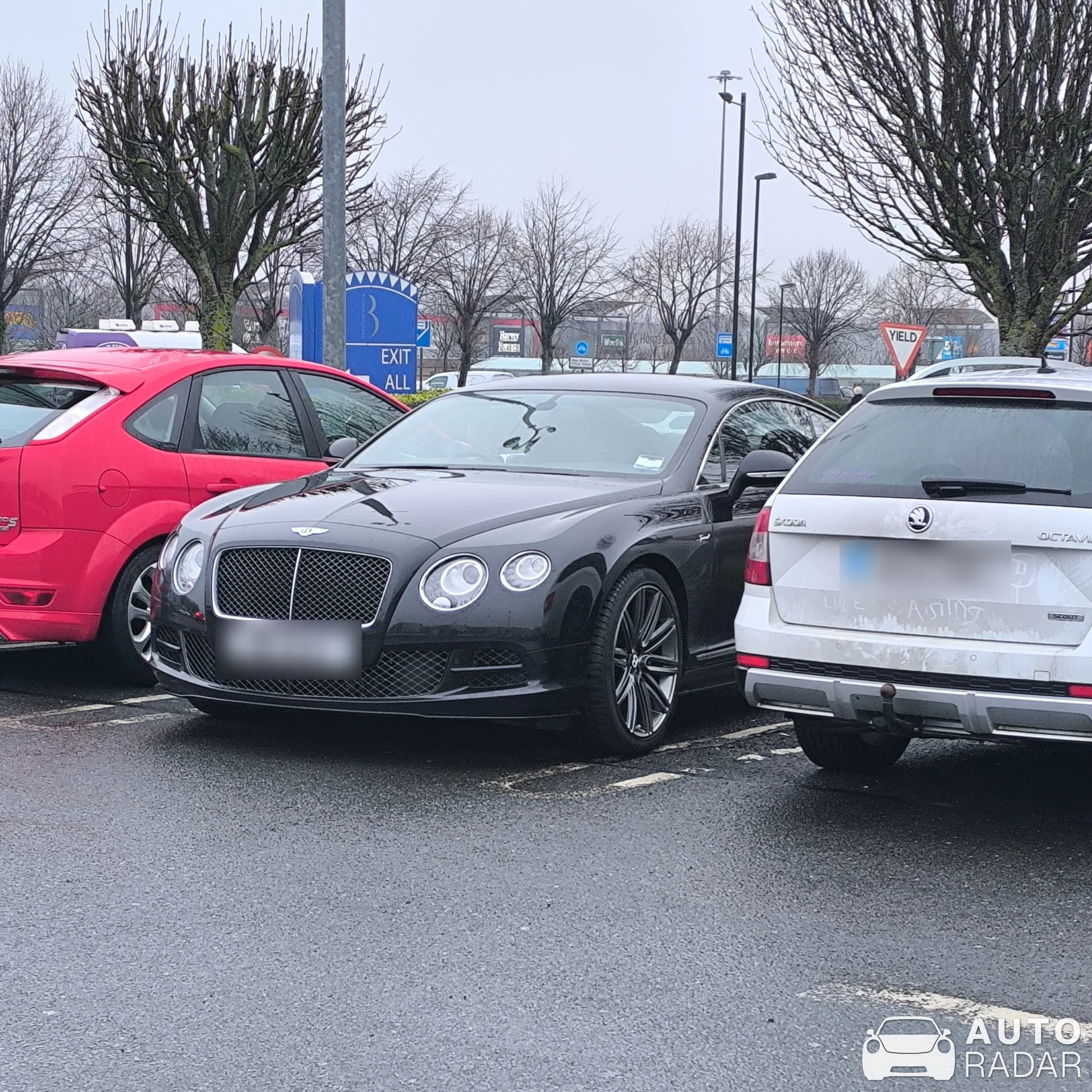 Bentley Continental GT spotted in Dublin, Ireland