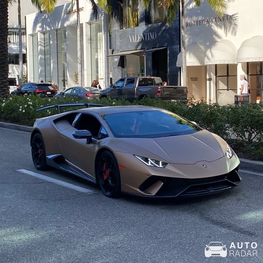 Lamborghini Huracán LP640-4 Performante spotted in Beverly Hills, United States