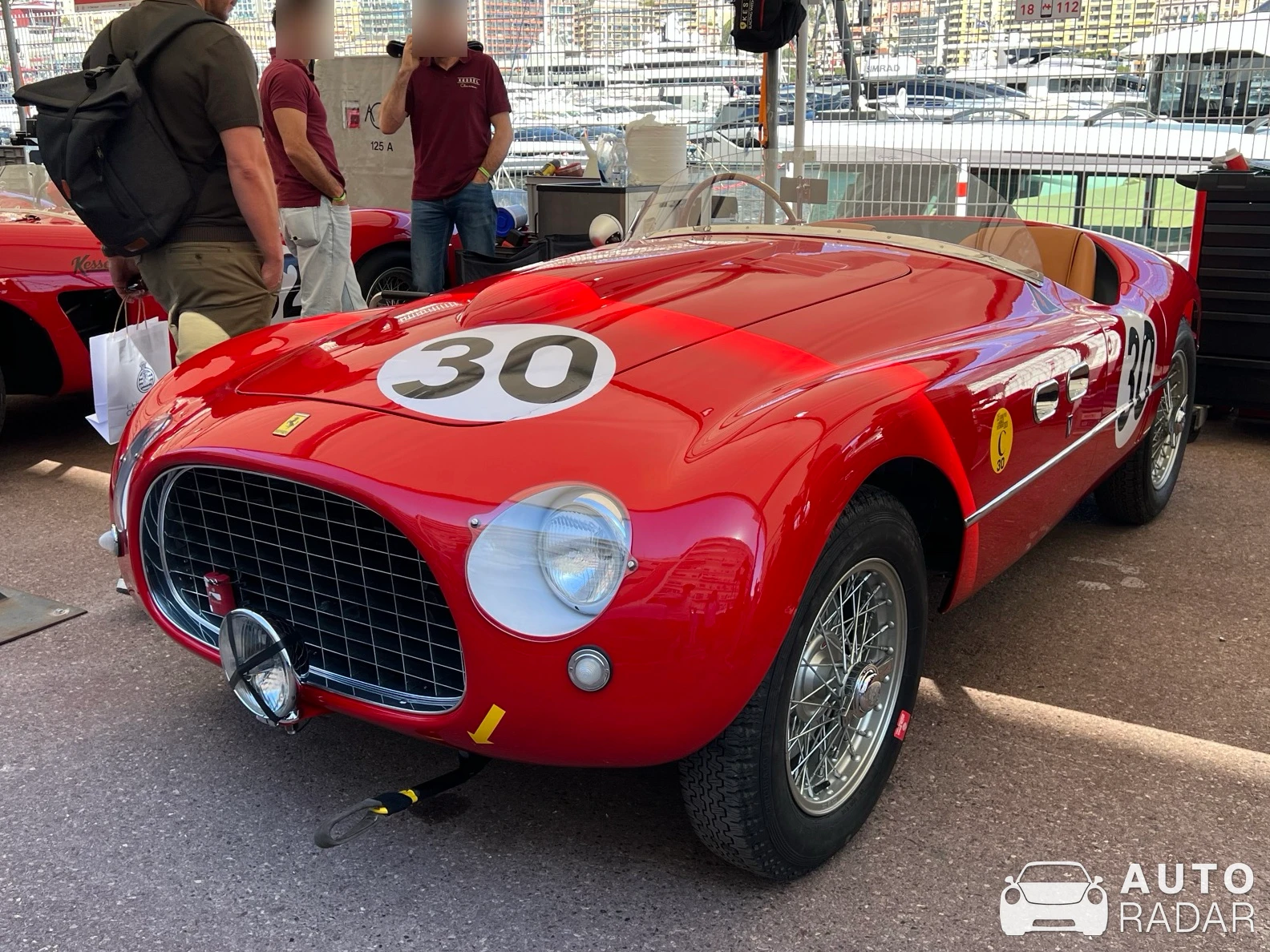 Ferrari 166 MM Vignale Spyder spotted in Monaco