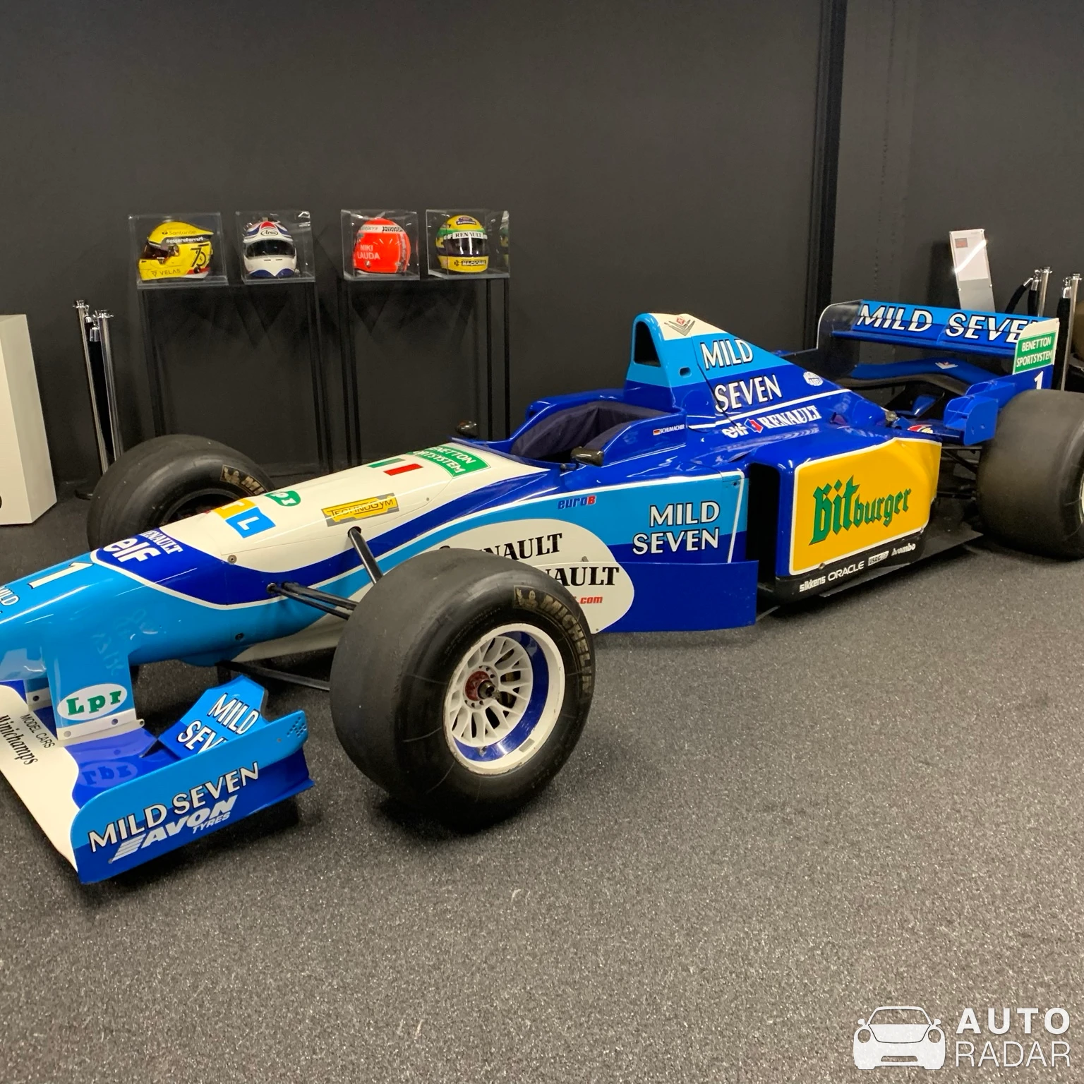 Benetton B195 spotted in Luxembourg