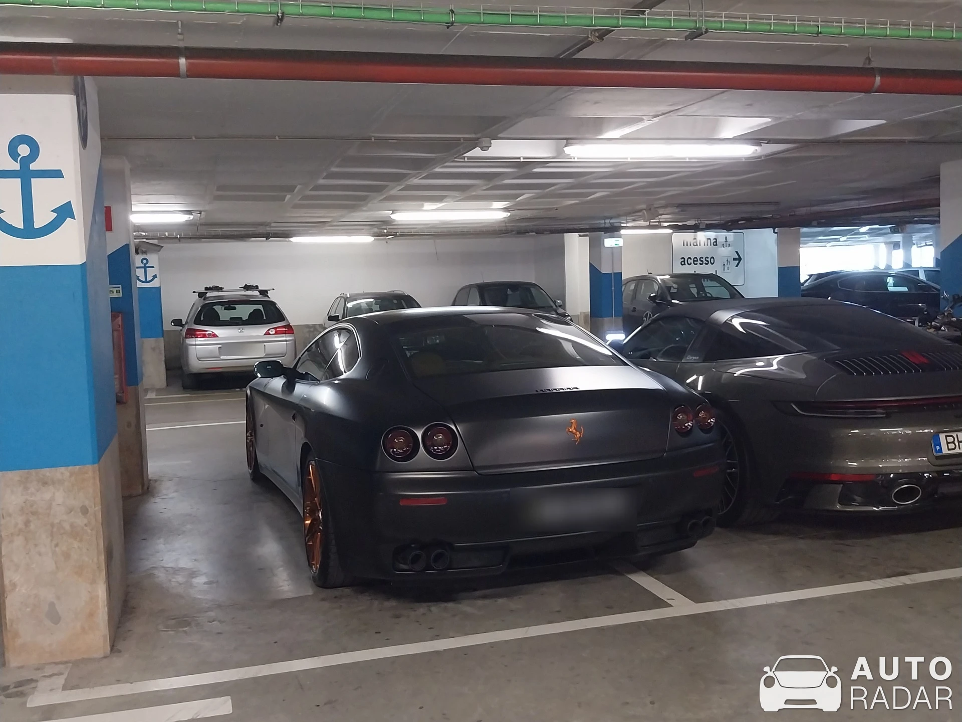 Ferrari 612 Scaglietti spotted in Cascais, Portugal