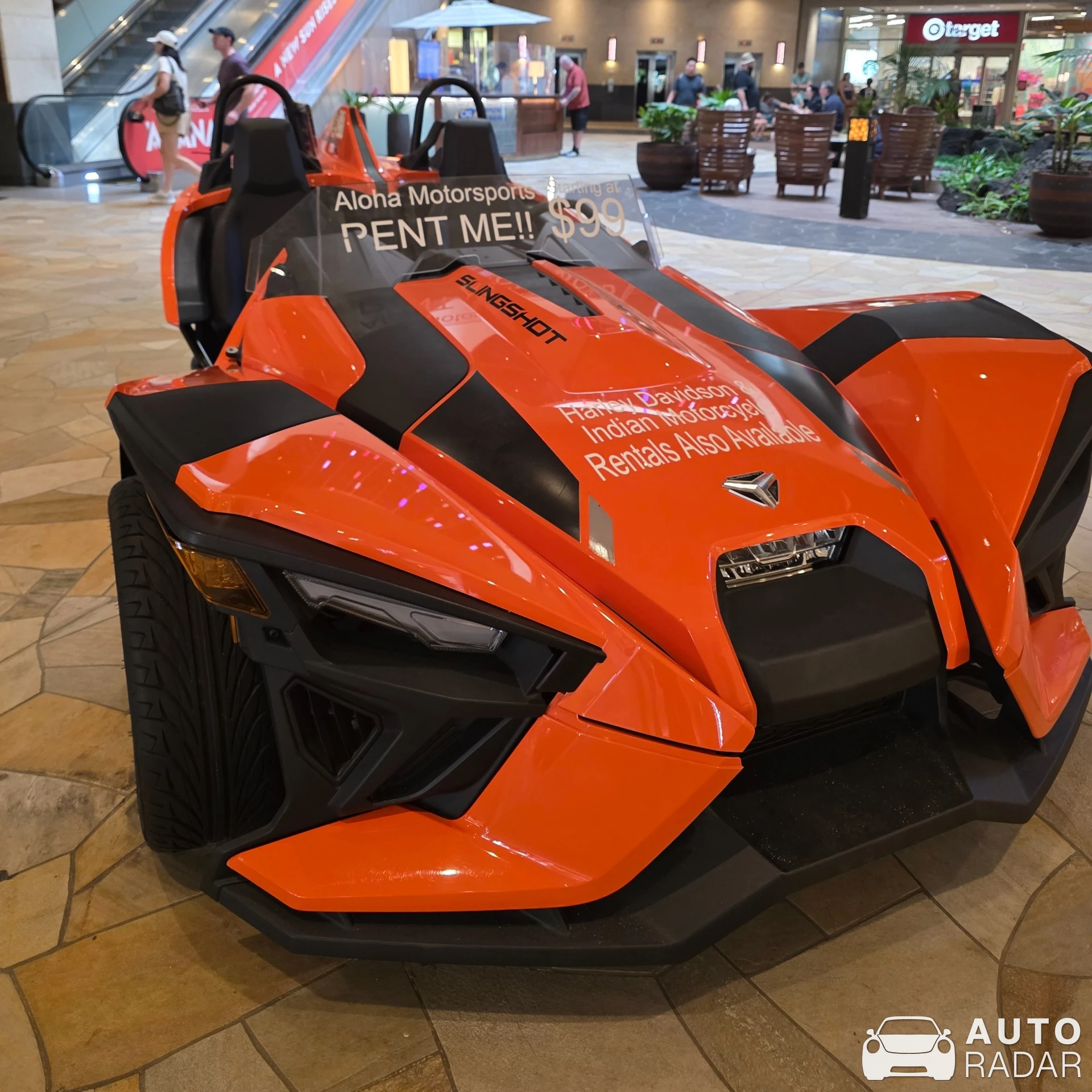 Polaris Slingshot spotted in Honolulu, United States