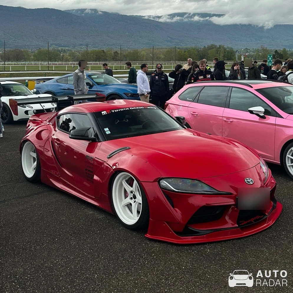 Toyota GR Supra A90 Pandem Widebody spotted in Divonne-les-Bains