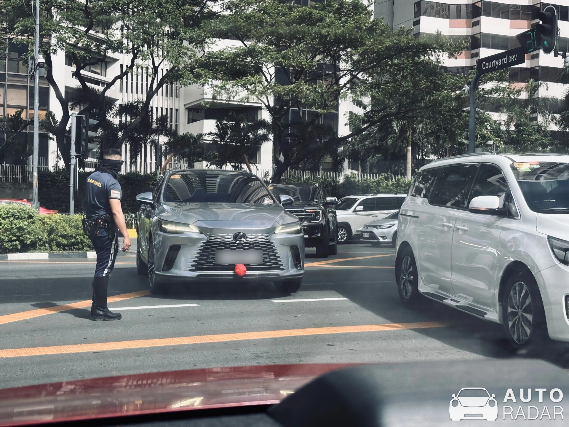 Lexus RX 350 spotted in Makati, Philippines