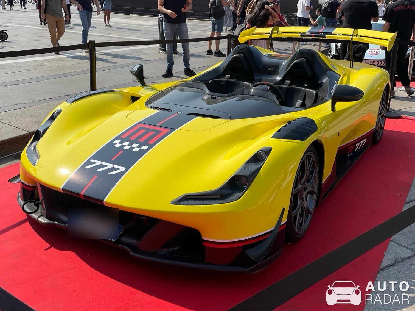 Dallara Stradale Barchetta spotted in Milano