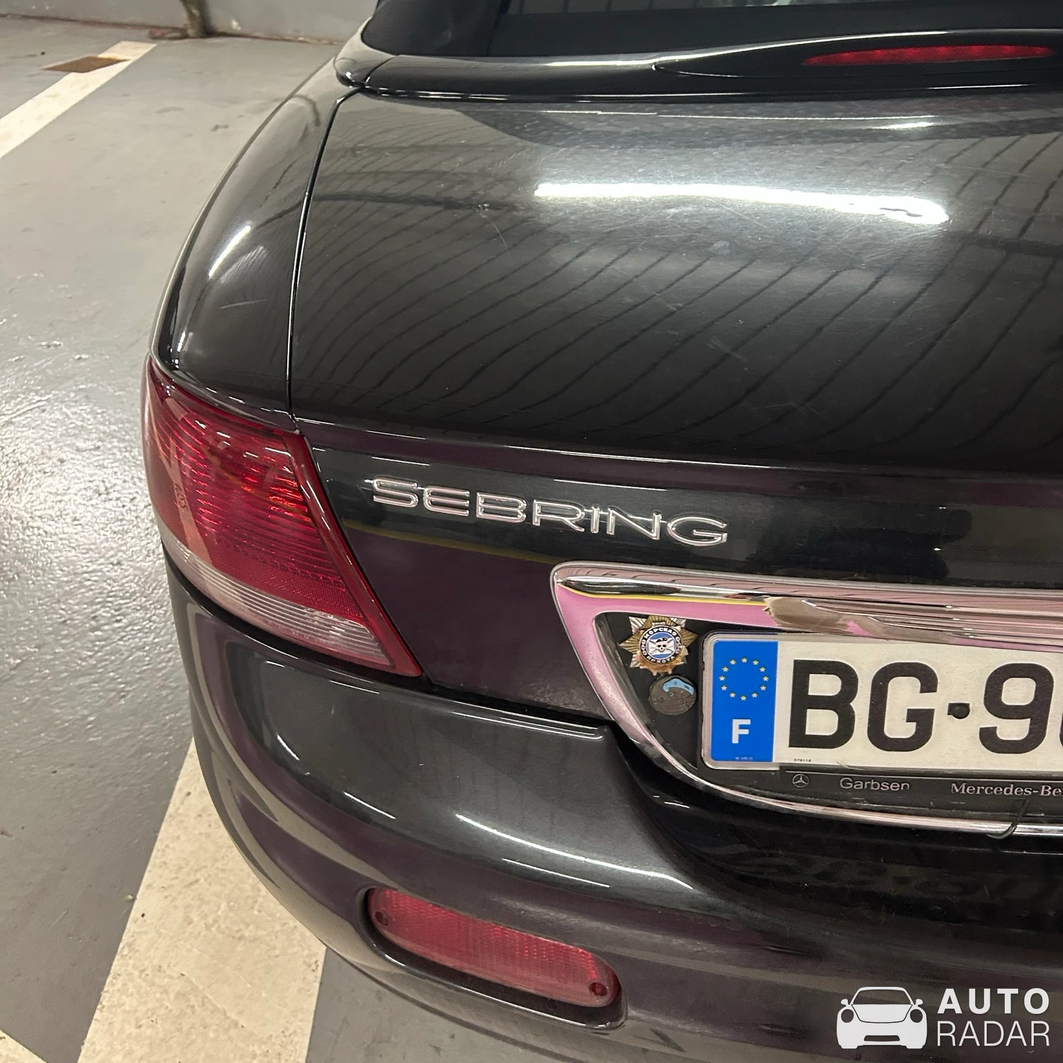 Chrysler Sebring Convertible 1997 spotted in Pau
